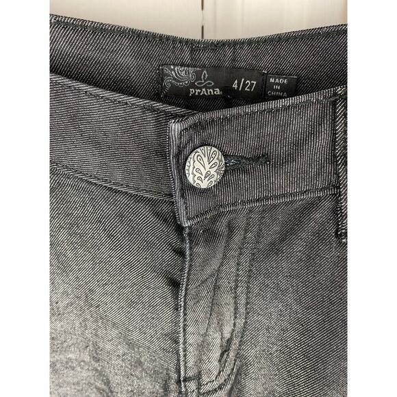 prAna Kara Women's 4/27 Gray Organic Cotton Blend Skinny Jeans - Picture 7 of 7